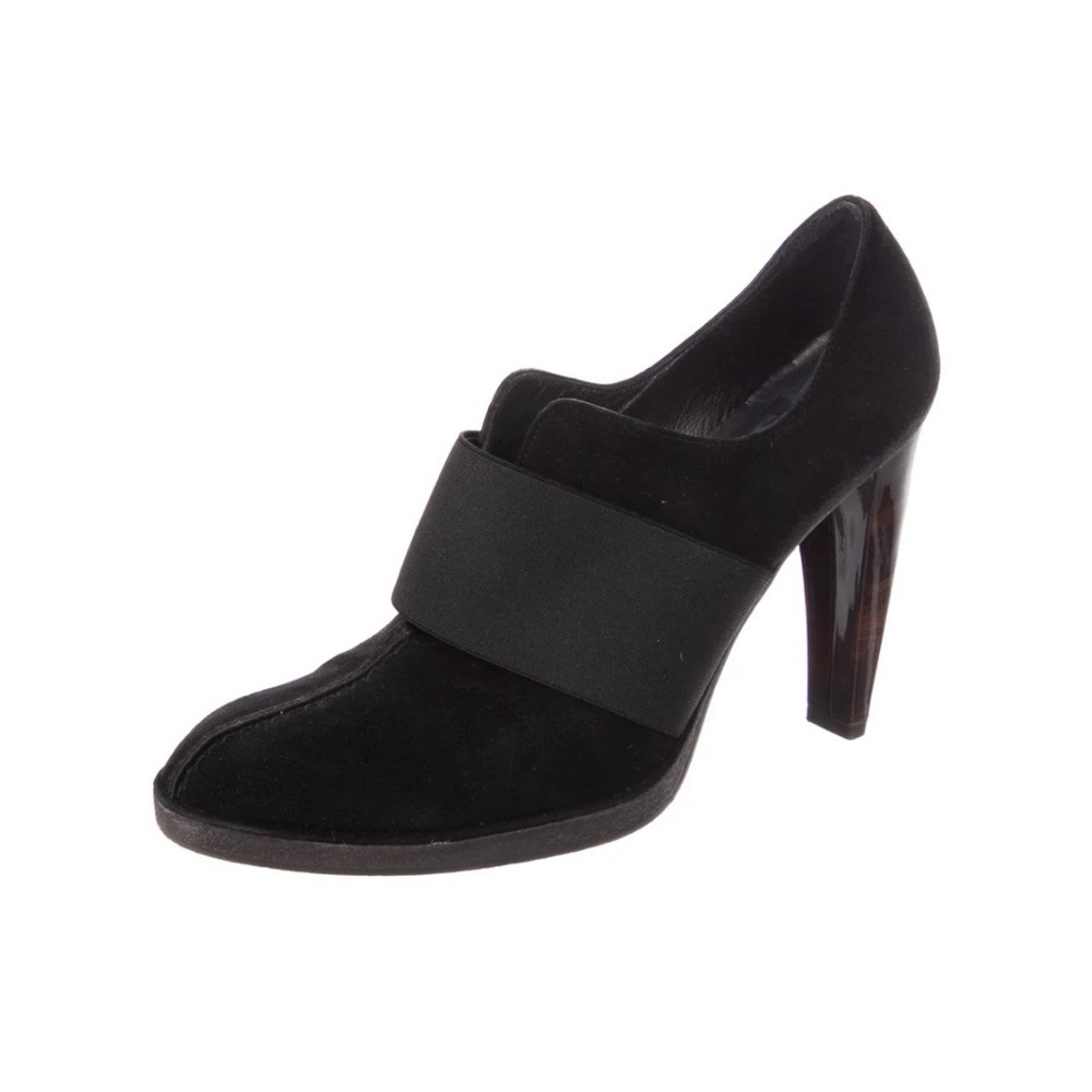 Stuart Weitzman Black Suede Boots with Heels size 6